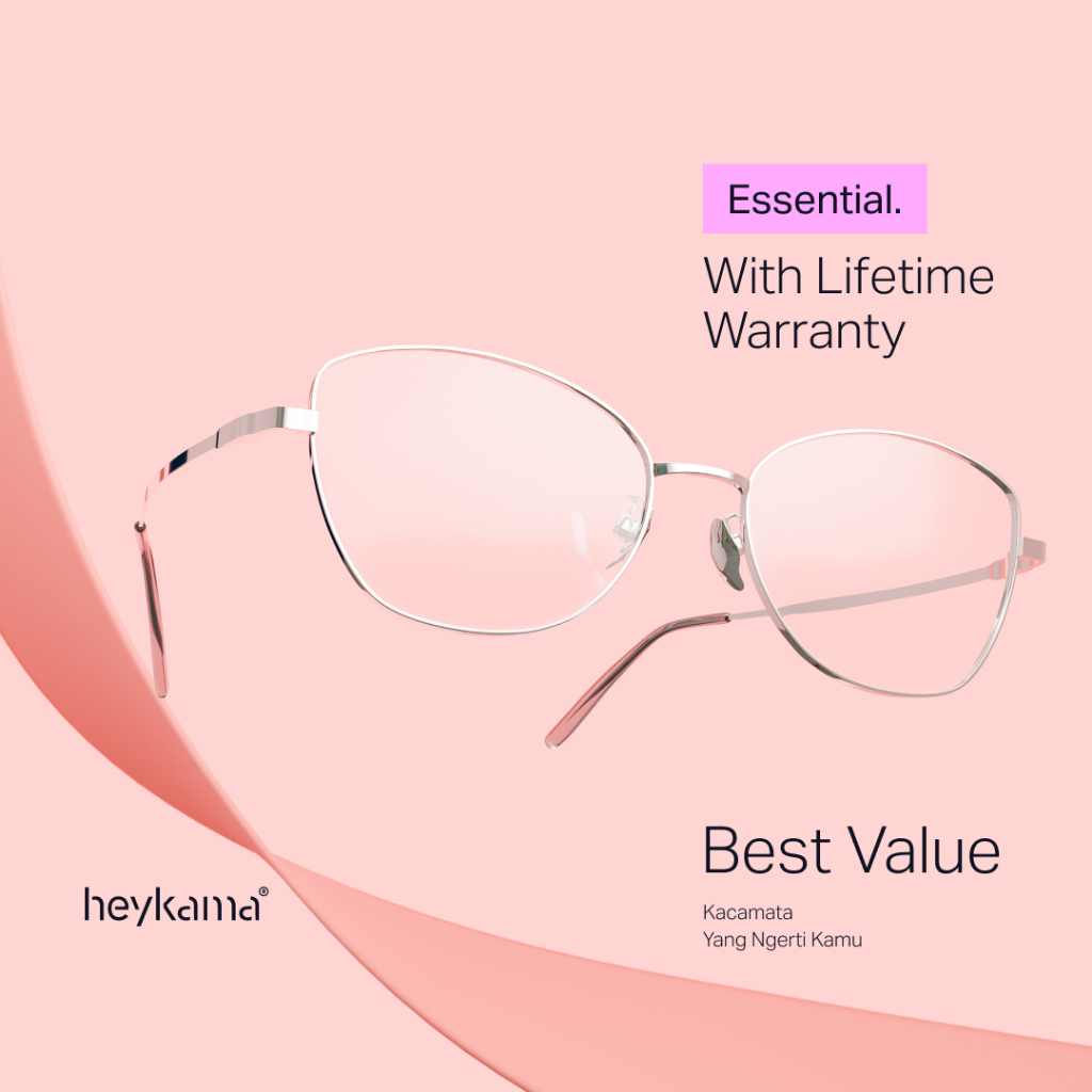 heykama - Frame Kacamata Geumi - Feline Collection ( Kacamata Cat Eye )